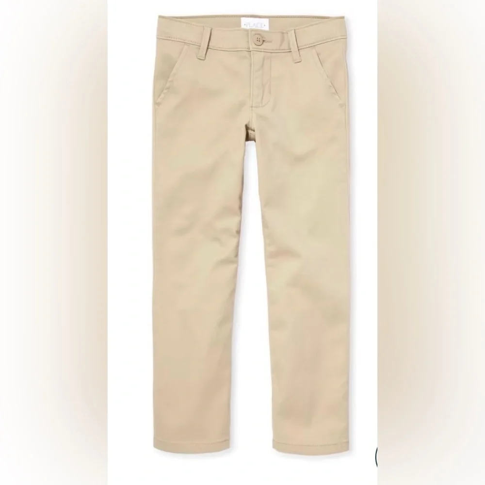 The Children’s Place - NEW - Girls Uniform Skinny Chino Pants - Sandy. Size 6X/7